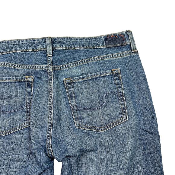 Levi's Signature Vintage 00s Low Rise Bootcut Denim Jeans Womens Misses 14 Long - Picture 4 of 6